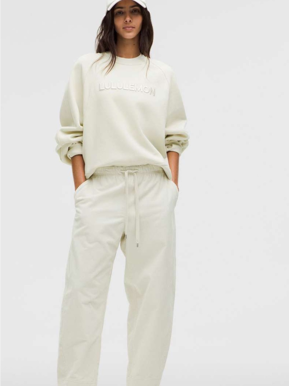 lululemon athletica Kids Corduroy Relaxed Pull-On Pant - Bone